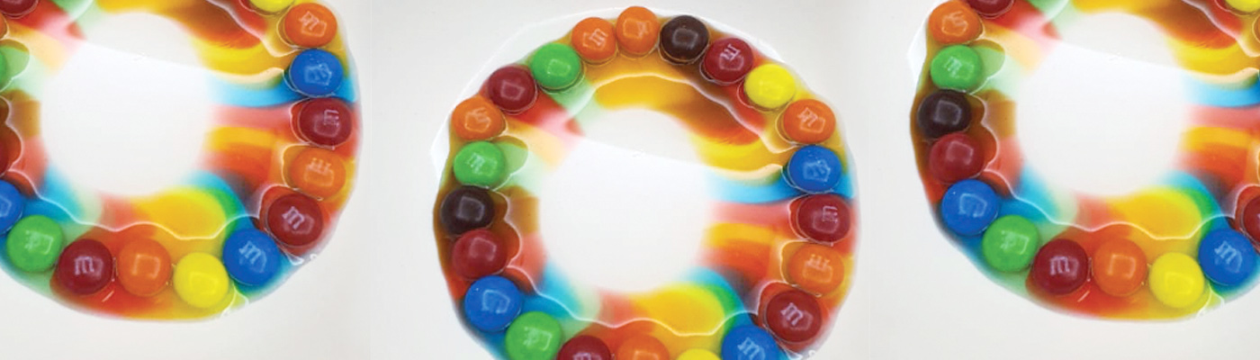 M&M Science Rainbow" Experiment