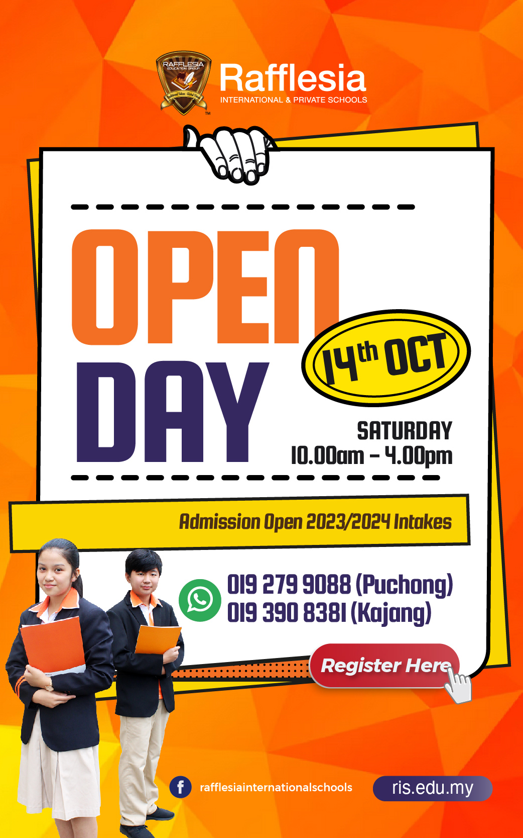 Open Day 14 October 2023