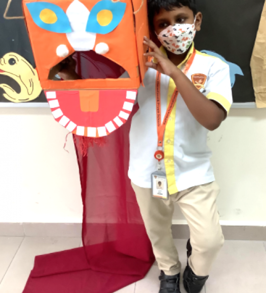 Self-Made Lion Head