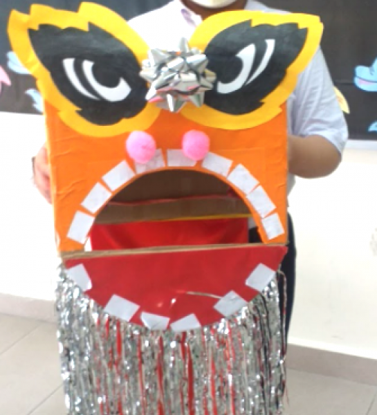 Self-Made Lion Head