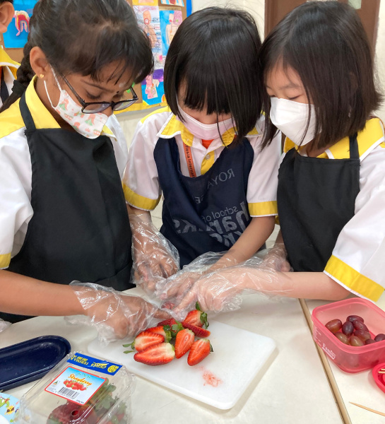 Healthy Mixed Fruit Stick Making