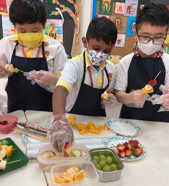 Healthy Mixed Fruit Stick Making