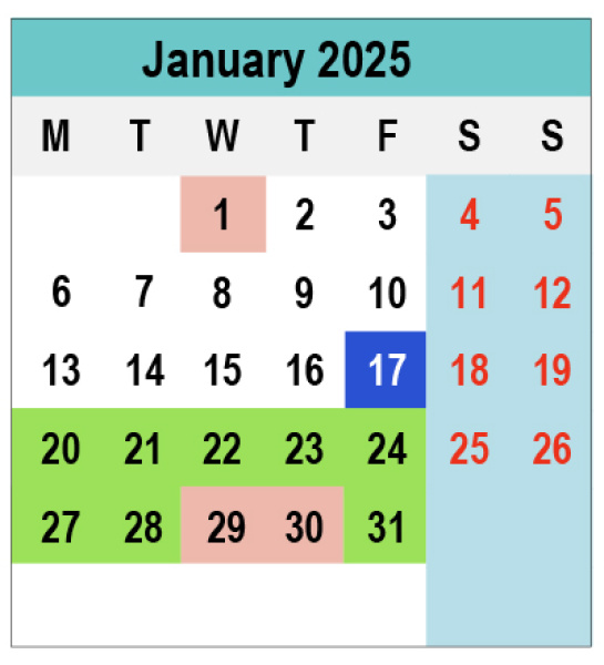 School Calendar | Rafflesia International & Private Schools