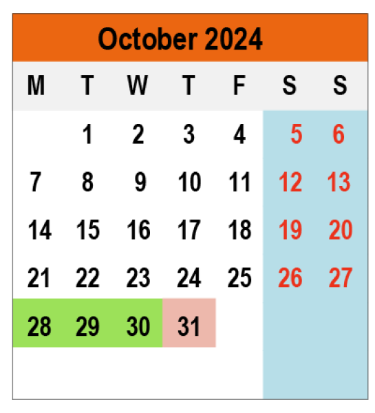 Academic Calendar 2024/2025