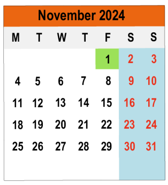 Academic Calendar 2024/2025