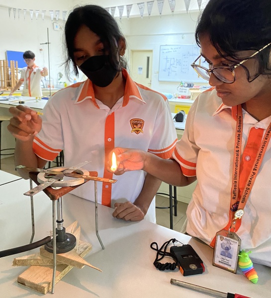 Year 11 IGCSE Physics in Action!