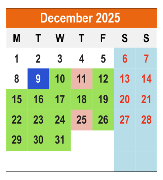 Academic Calendar 2025/2026