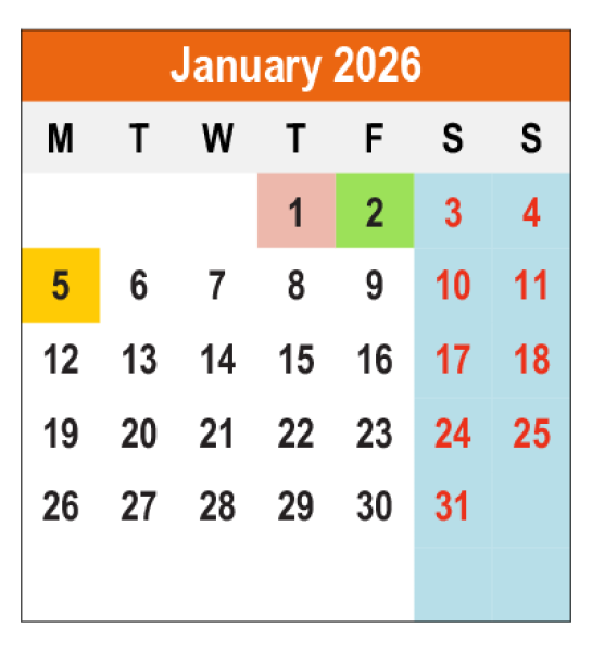Academic Calendar 2025/2026