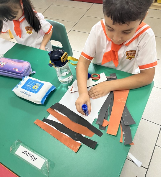 Tearing into Creativity: Tiger Art Fun!