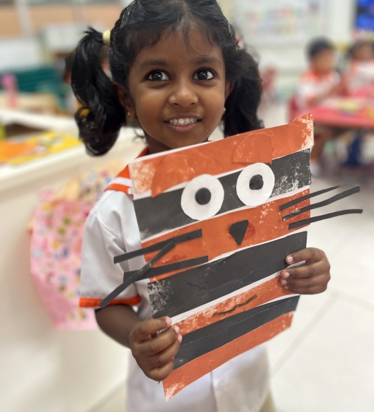 Tearing into Creativity: Tiger Art Fun!