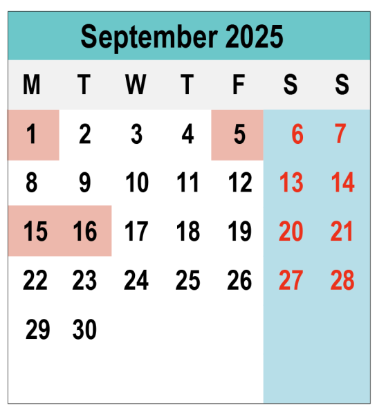 2025 Calendar