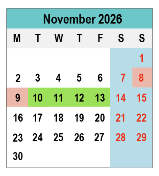 2026 Calendar