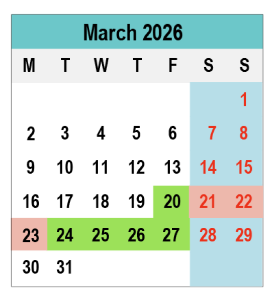 2026 Calendar