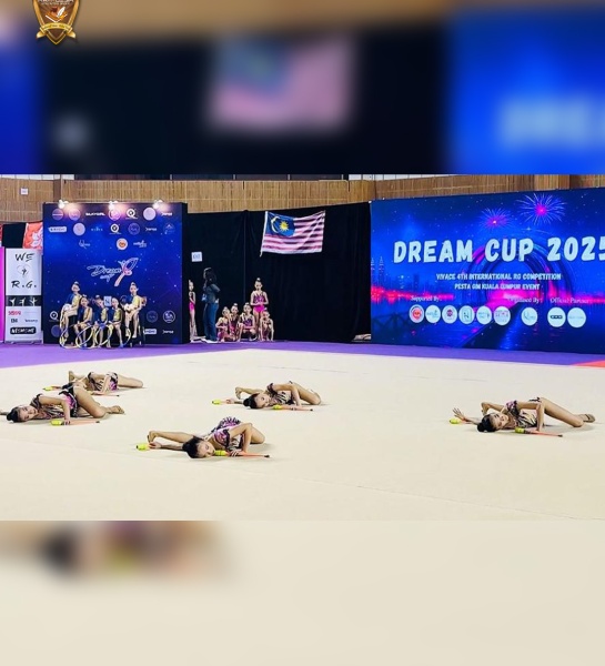 Shining on the Gymnastics Stage