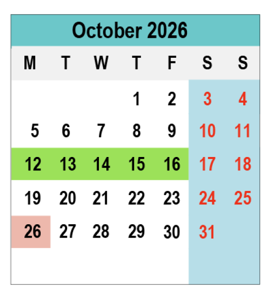 2026 Calendar