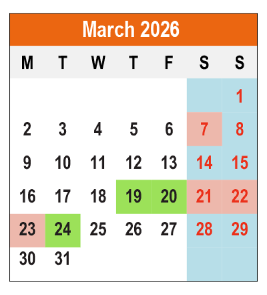 Academic Calendar 2025/2026