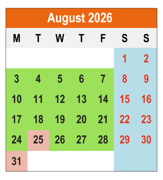 Academic Calendar 2026/2027