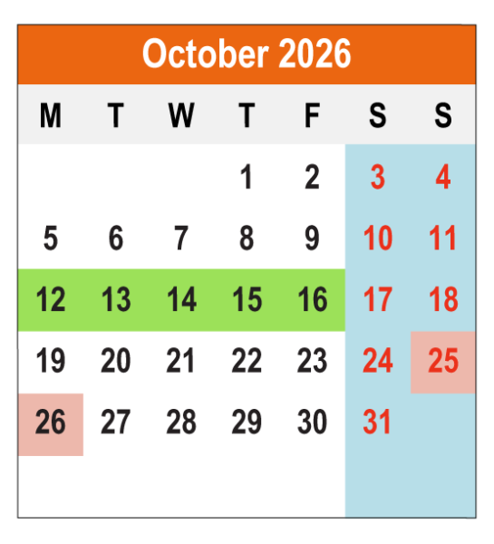 Academic Calendar 2026/2027