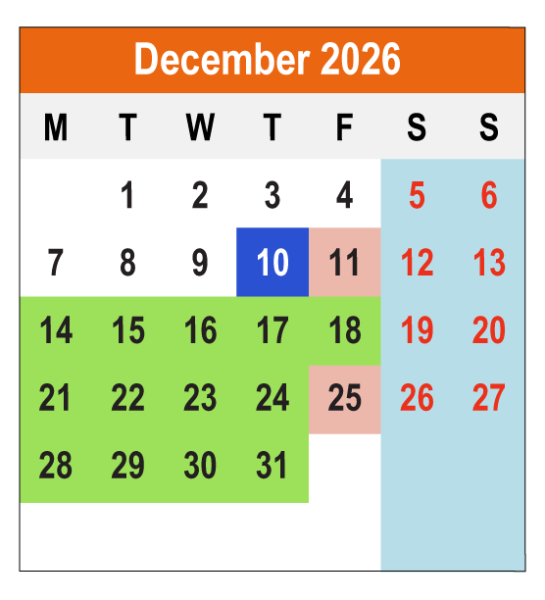 Academic Calendar 2026/2027