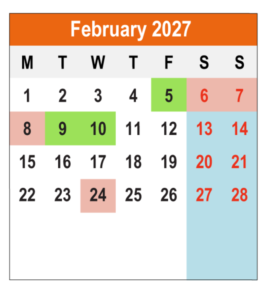 Academic Calendar 2026/2027