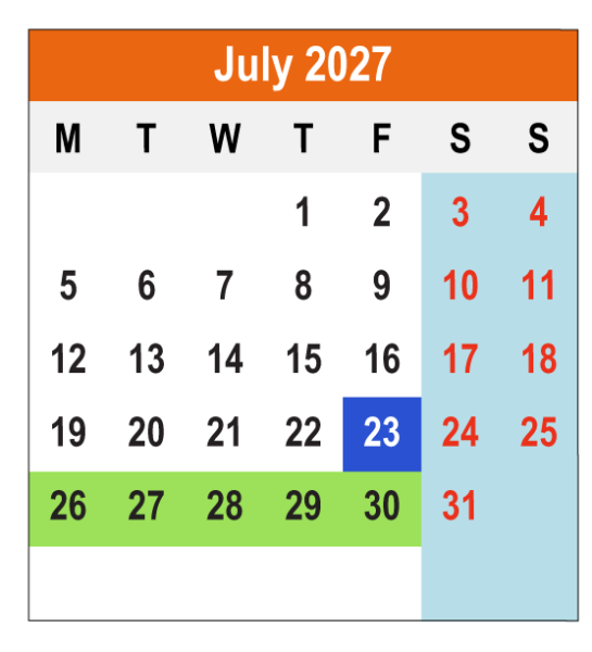 Academic Calendar 2026/2027