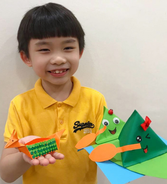 A Dragon Boat Origami Making Activity