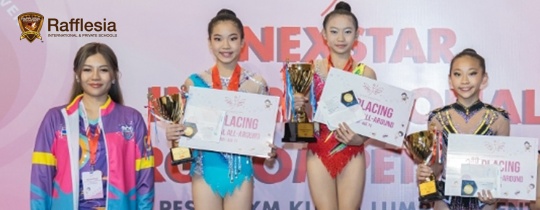 Shining on the Gymnastics Stage