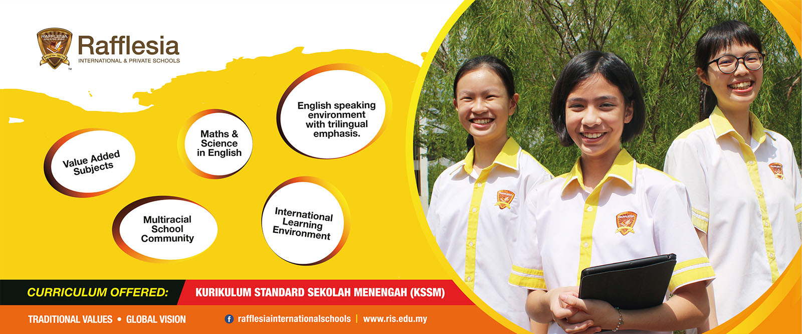 Curriculum offered at Rafflesia International School Kajang Campus