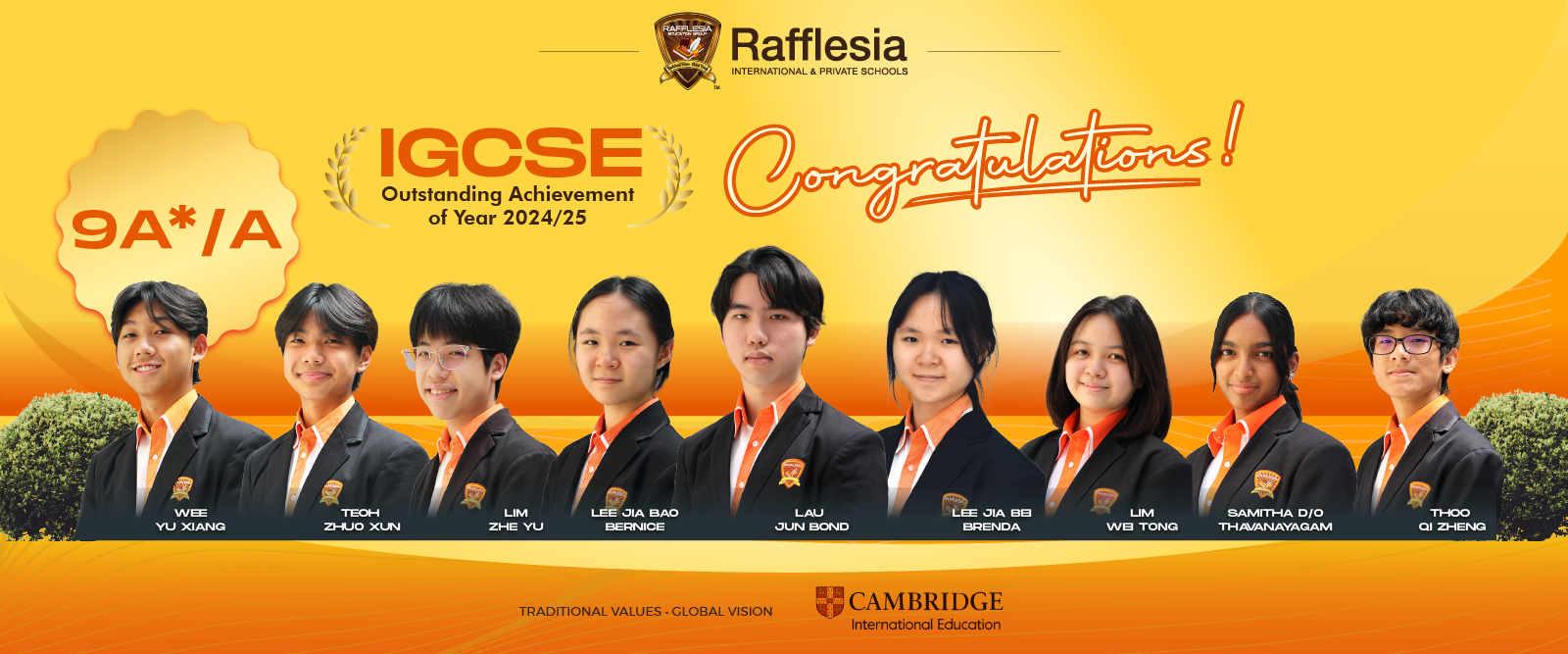 IGCSE High Achievers 2024/2025