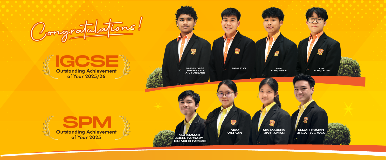 IGCSE and SPM Outstanding Achievement 